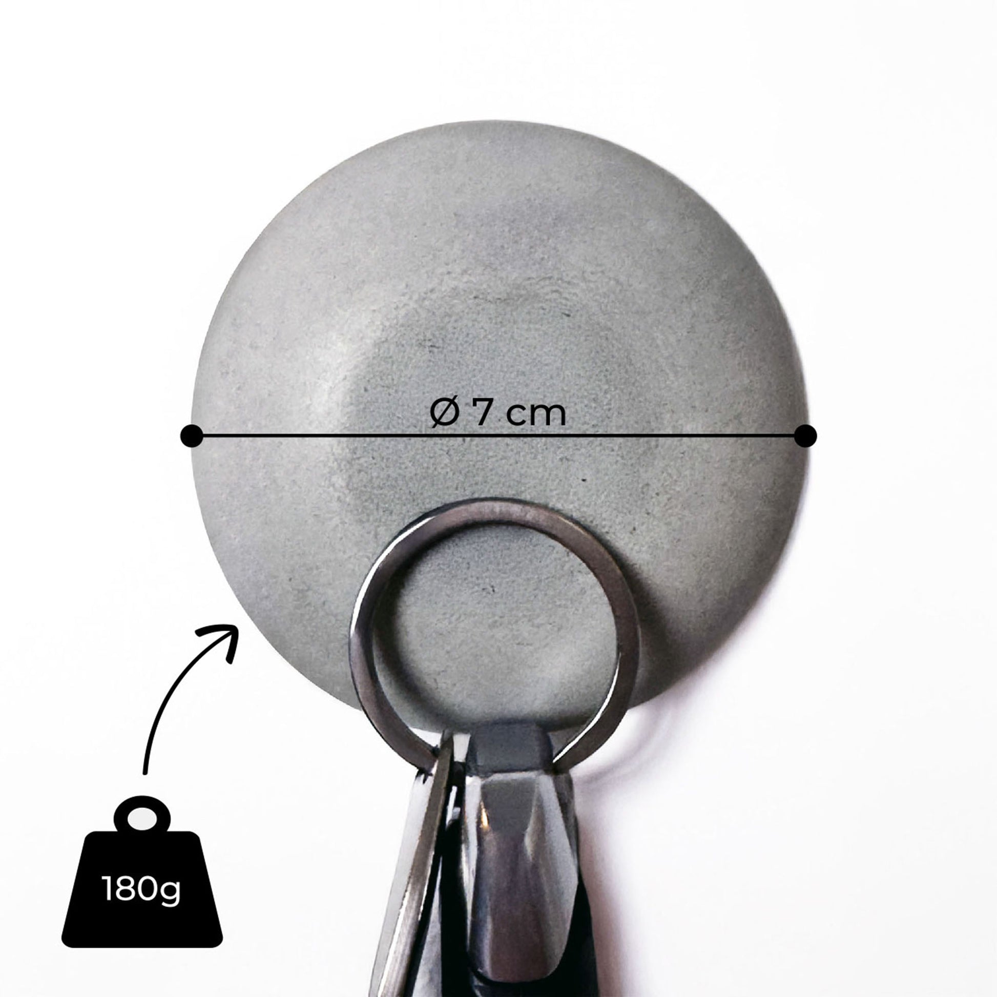 Magnetischer Schlüsselhalter TALO aus Beton