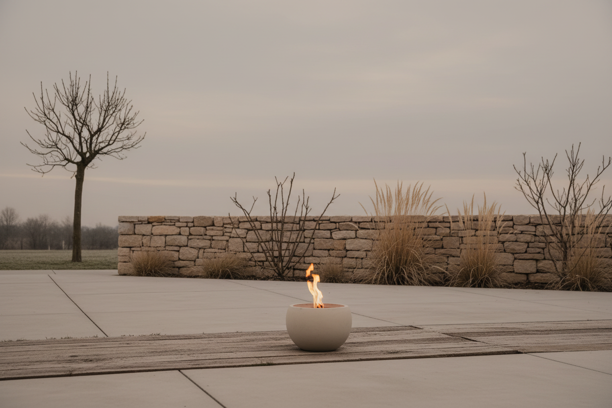 Winterliche Outdoor-Szene mit NOVA Wachsfresser